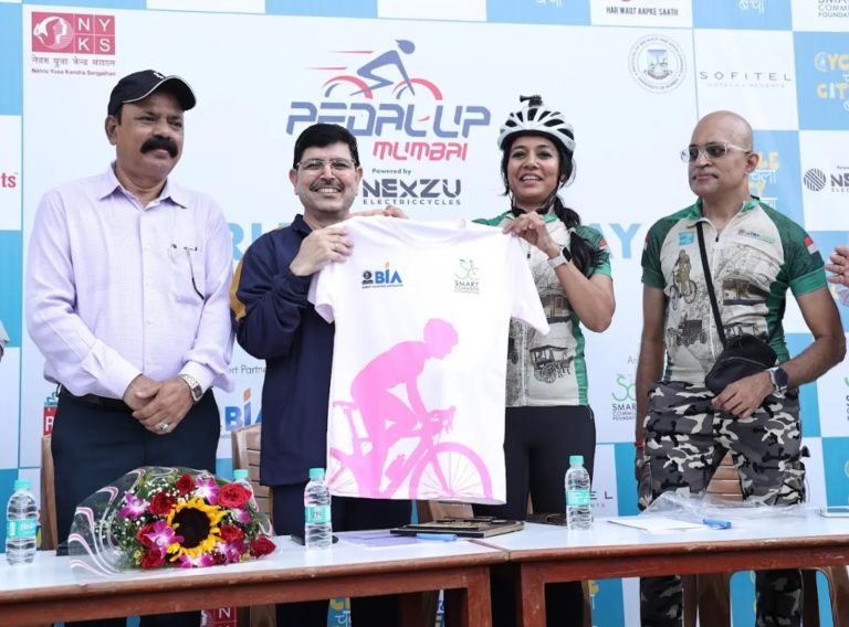 Cycle rally organized by Mumbai’s first cycle mayor Firoza Dadan, See first pictures here